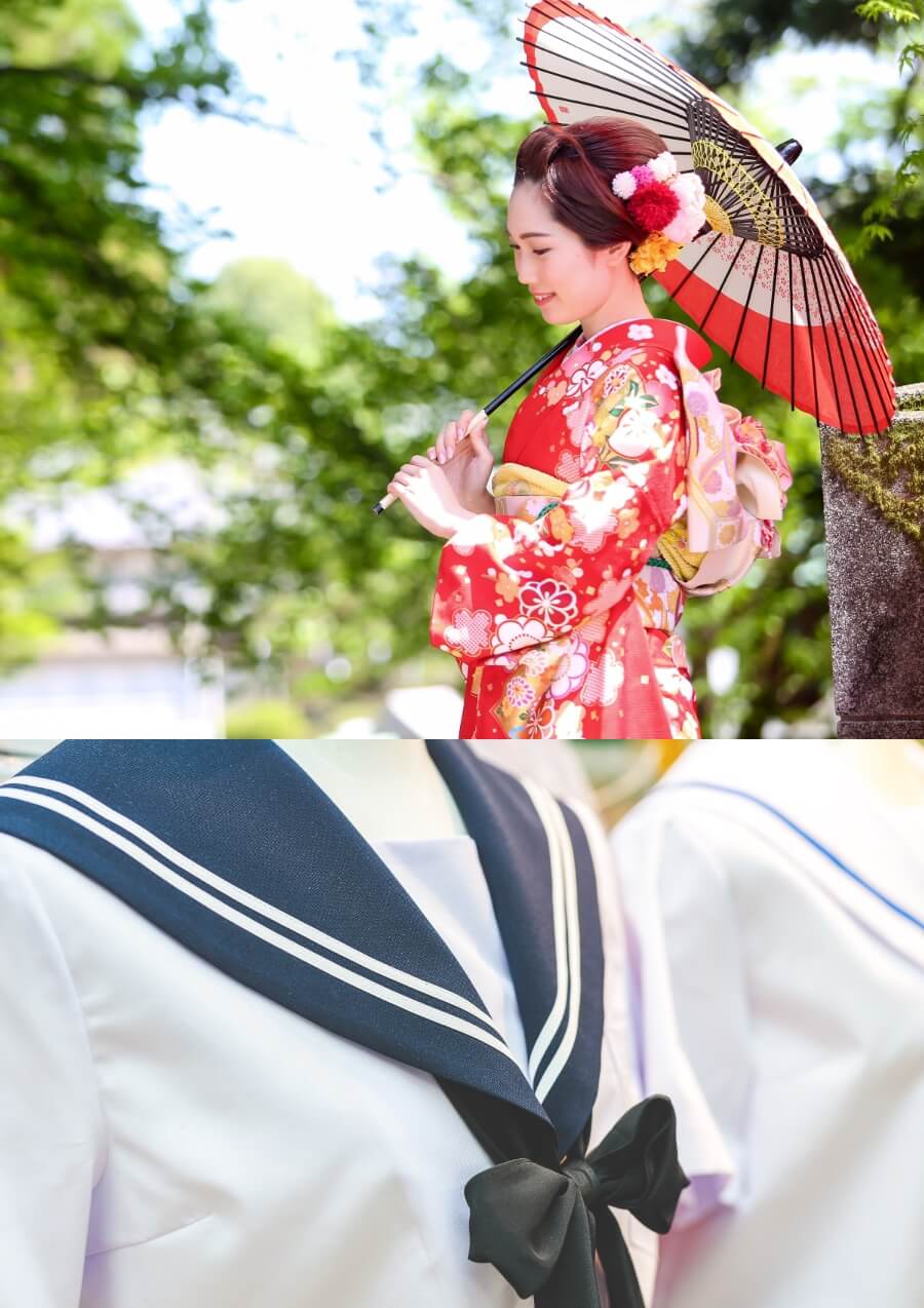 清水屋の呉服・学生服